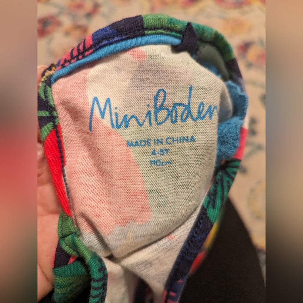 Mini Boden parrot sundress